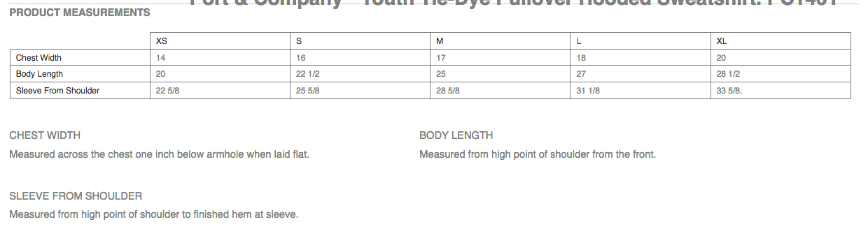 Port & Company® Youth Tie-Dye Pullover Hooded Sweatshirt