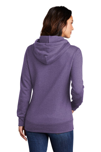 Port & Company ® Ladies Core Fleece Pullover Hooded Sweatshirt-Semi Sisters Logo