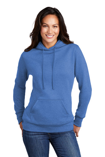 Port & Company ® Ladies Core Fleece Pullover Hooded Sweatshirt-Semi Sisters Logo