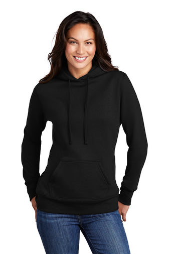 Port & Company ® Ladies Core Fleece Pullover Hooded Sweatshirt-Semi Sisters Logo