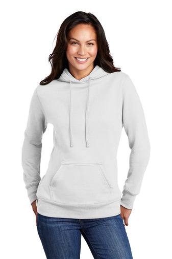 Port & Company ® Ladies Core Fleece Pullover Hooded Sweatshirt-Semi Sisters Logo