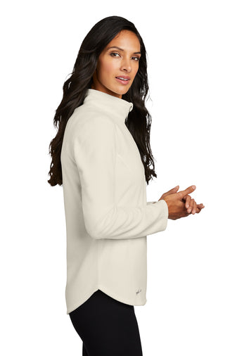 Eddie Bauer® Ladies 1/2-Zip Microfleece Jacket-Semi Sisters Logo