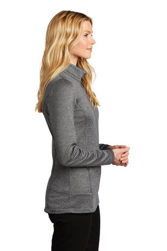 Port Authority® Ladies Collective Striated Fleece Jacket-Semi Sisters Logo