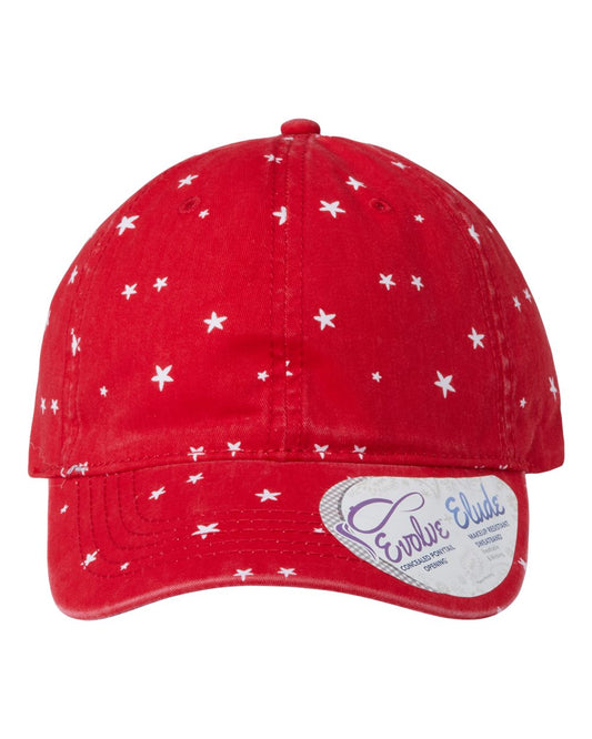 Infinity Her - Women's Garment-Washed Fashion Print Cap - HATTIE