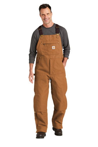 Carhartt® Firm Duck Insulated Bib Overalls