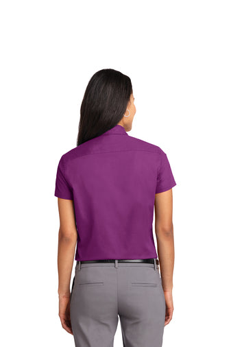 Port Authority® Ladies Short Sleeve Easy Care Shirt-Semi Sisters Logo