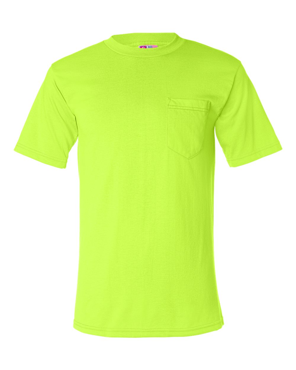 Bayside - USA-Made 50/50 Short Sleeve T-Shirt with a Pocket - 1725