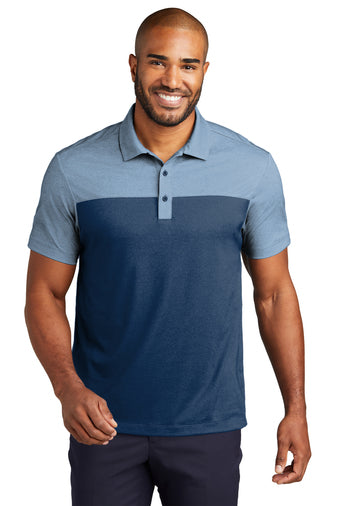 Port Authority® Fine Pique Blend Blocked Polo