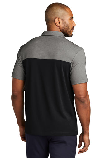 Port Authority® Fine Pique Blend Blocked Polo