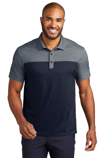 Port Authority® Fine Pique Blend Blocked Polo