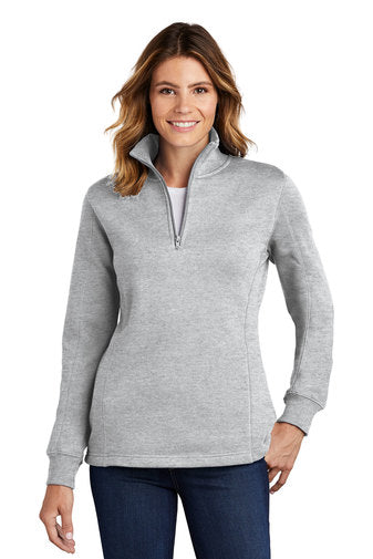 Sport-Tek® Ladies 1/4-Zip Sweatshirt-Semi Sisters Logo