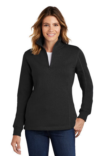 Sport-Tek® Ladies 1/4-Zip Sweatshirt-Semi Sisters Logo