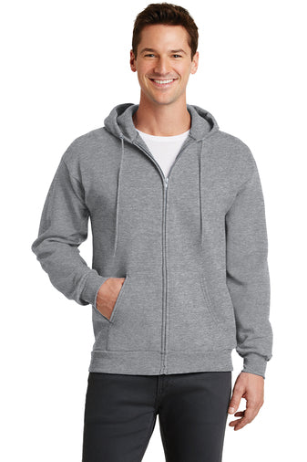 Port & Company® Core Fleece Full-Zip Hooded Sweatshirt