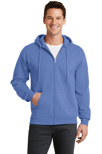 Port & Company® Core Fleece Full-Zip Hooded Sweatshirt