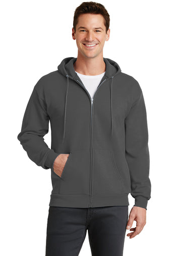 Port & Company® Core Fleece Full-Zip Hooded Sweatshirt