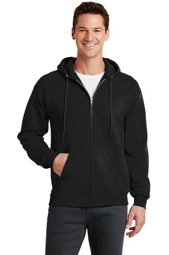 Port & Company® Core Fleece Full-Zip Hooded Sweatshirt