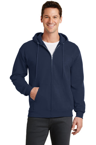 Port & Company® Core Fleece Full-Zip Hooded Sweatshirt