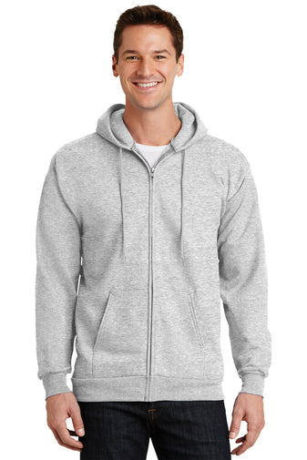 Port & Company® Tall Essential Fleece Full-Zip Hooded Sweatshirt