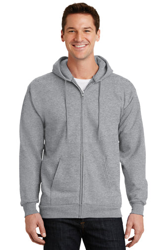 Port & Company® Tall Essential Fleece Full-Zip Hooded Sweatshirt