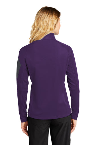 Eddie Bauer® Ladies 1/2-Zip Performance Fleece-Semi Sisters Logo