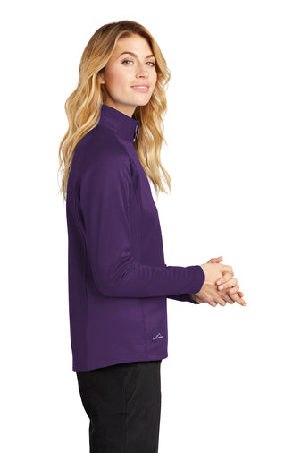 Eddie Bauer® Ladies 1/2-Zip Performance Fleece-Semi Sisters Logo