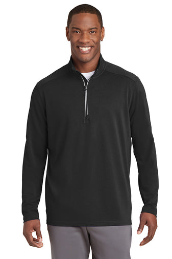 Sport-Tek® Sport-Wick® Textured 1/4-Zip Pullover