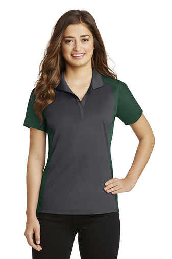 Sport-Tek® Ladies Colorblock Micropique Sport-Wick® Polo-Semi Sisters Logo