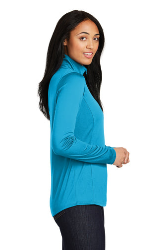 Sport-Tek® Ladies PosiCharge® Competitor™ 1/4-Zip Pullover-Semi Sisters Logo