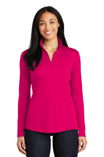 Sport-Tek® Ladies PosiCharge® Competitor™ 1/4-Zip Pullover-Semi Sisters Logo