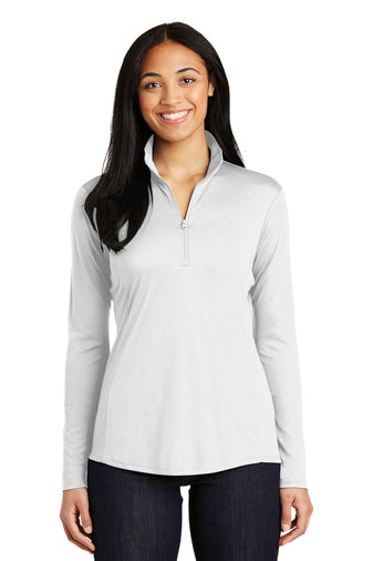 Sport-Tek® Ladies PosiCharge® Competitor™ 1/4-Zip Pullover-Semi Sisters Logo