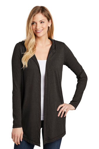 District ® Women’s Perfect Tri ® Hooded Cardigan-Semi Sisters Logo