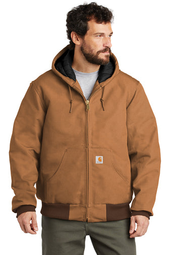 Carhartt ® Tall Quilted-Flannel-Lined Duck Active Jac