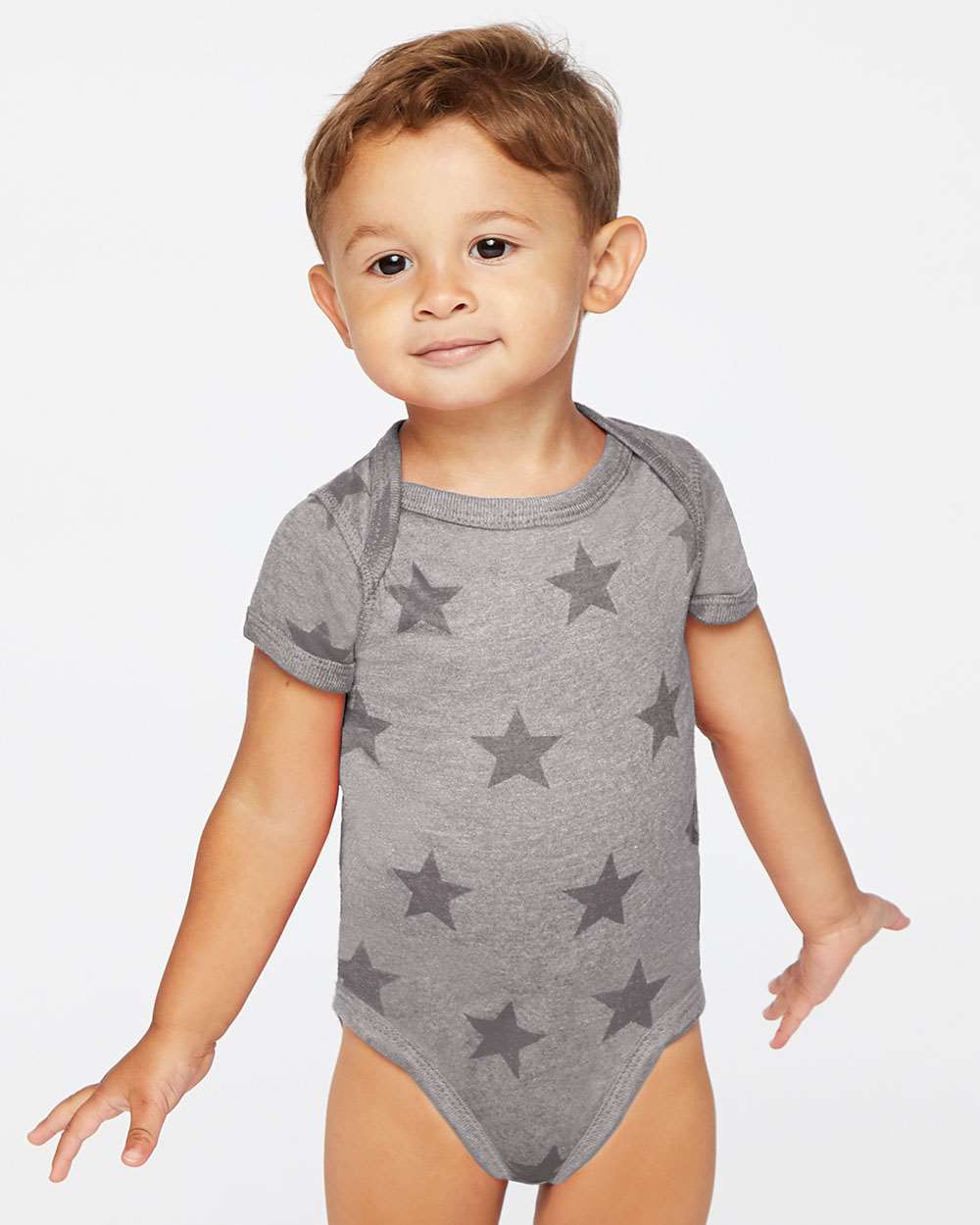 Code Five - Infant Star Print Bodysuit - 4329