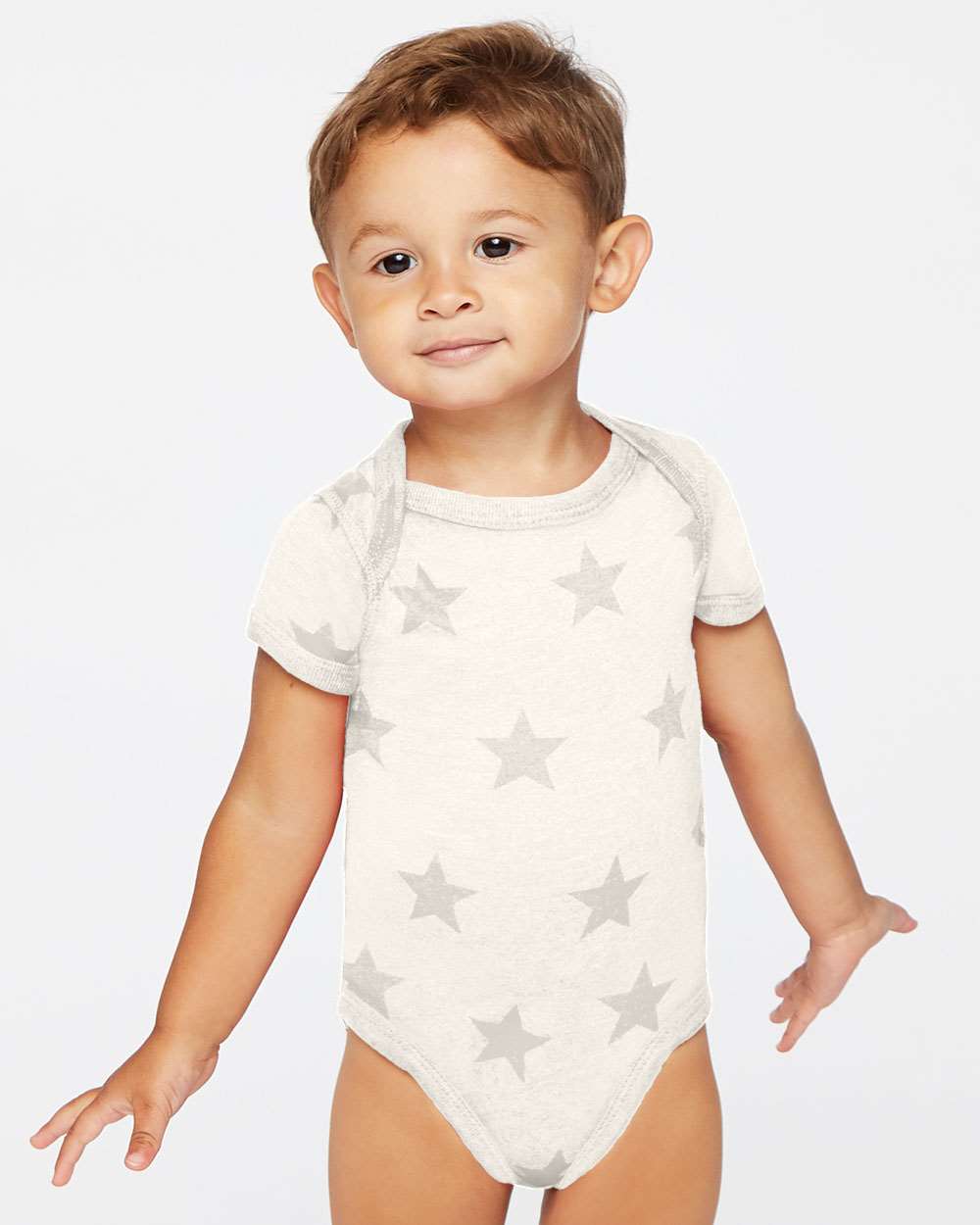 Code Five - Infant Star Print Bodysuit - 4329