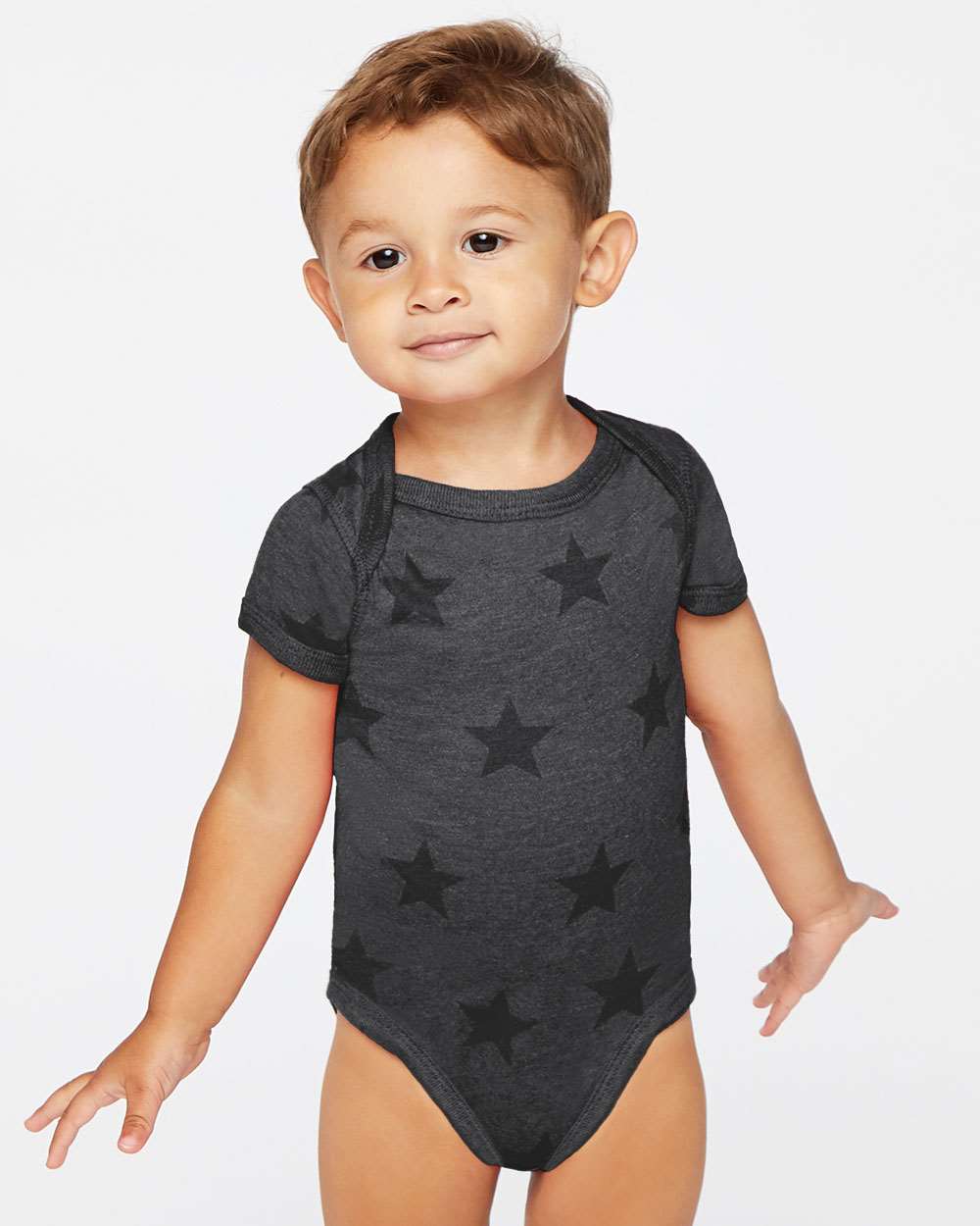 Code Five - Infant Star Print Bodysuit - 4329