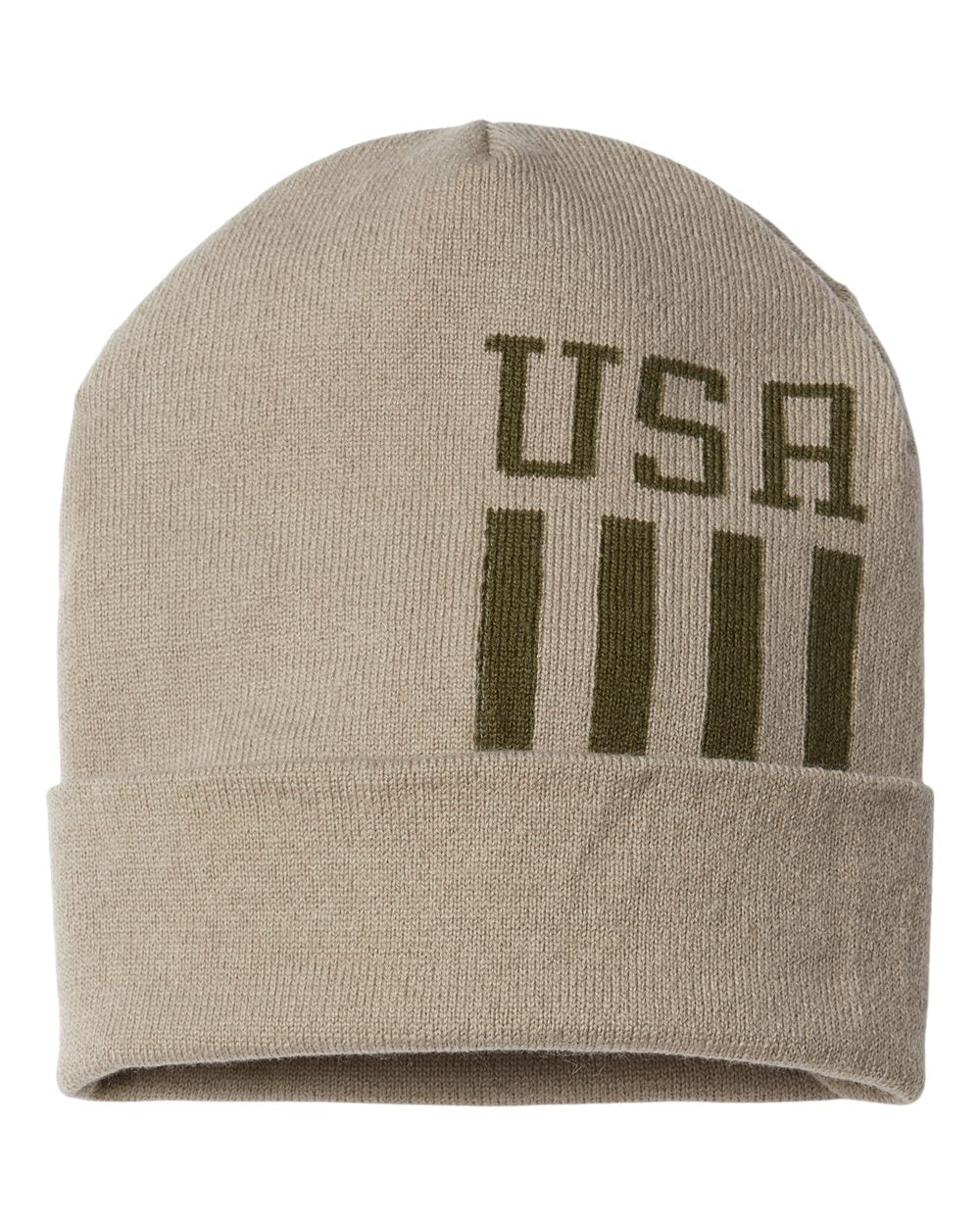 CAP AMERICA - USA-Made Patriotic Cuffed Beanie - RK12