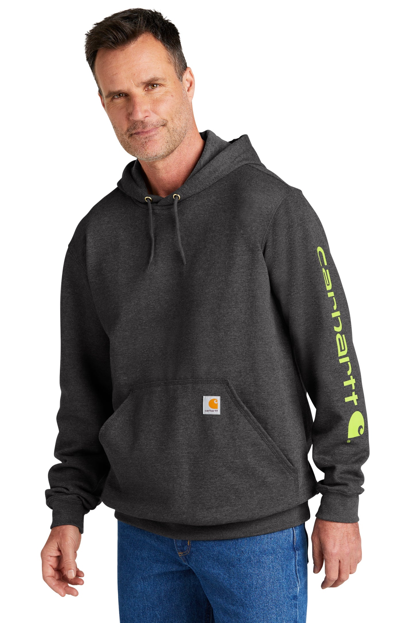 Carhartt® Midweight Hooded Logo Sweatshirt
