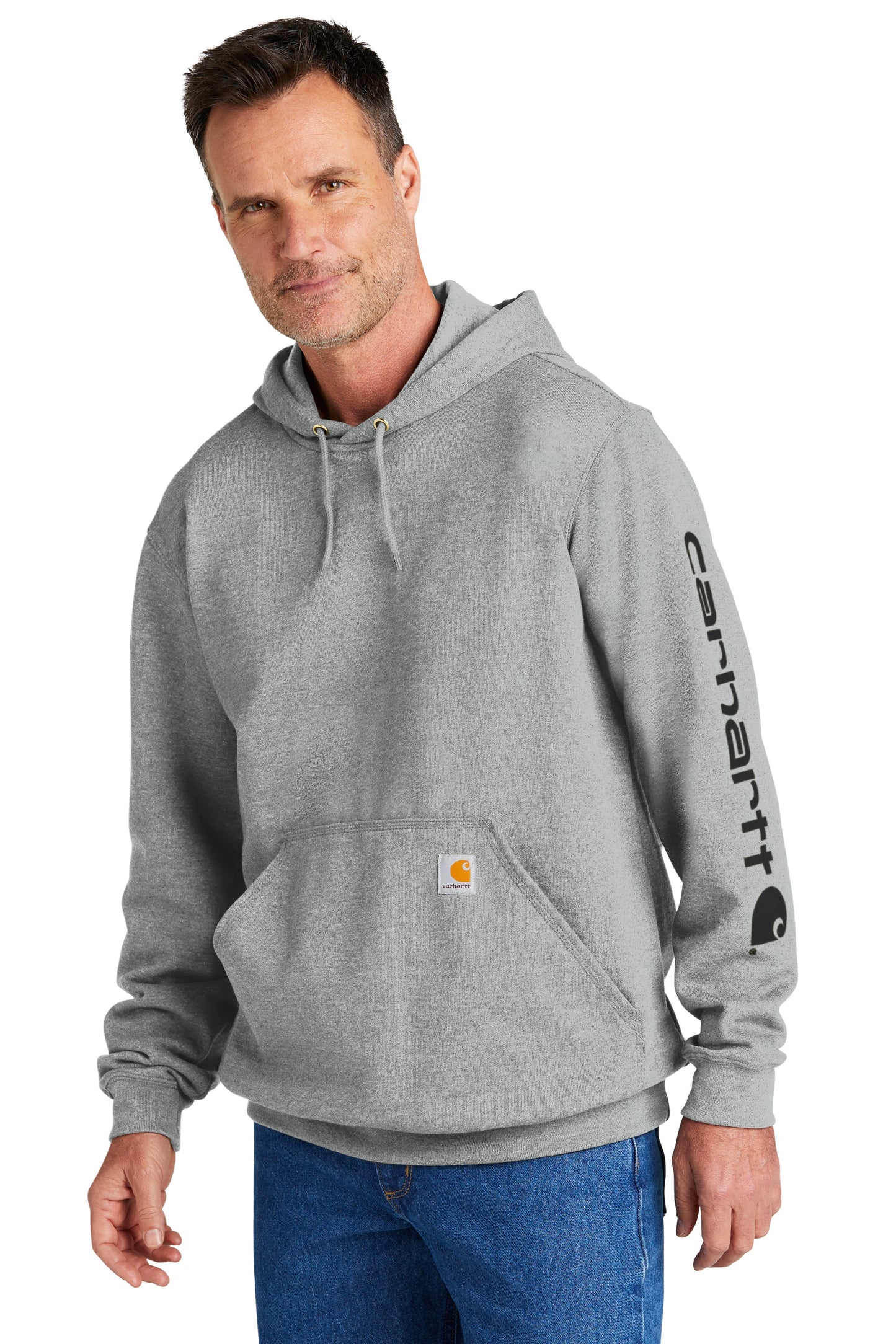 Carhartt® Midweight Hooded Logo Sweatshirt