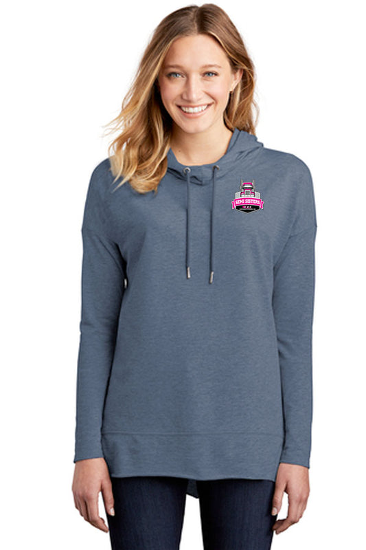 District ® Women’s Featherweight French Terry ™ Hoodie-Semi Sisters Logo