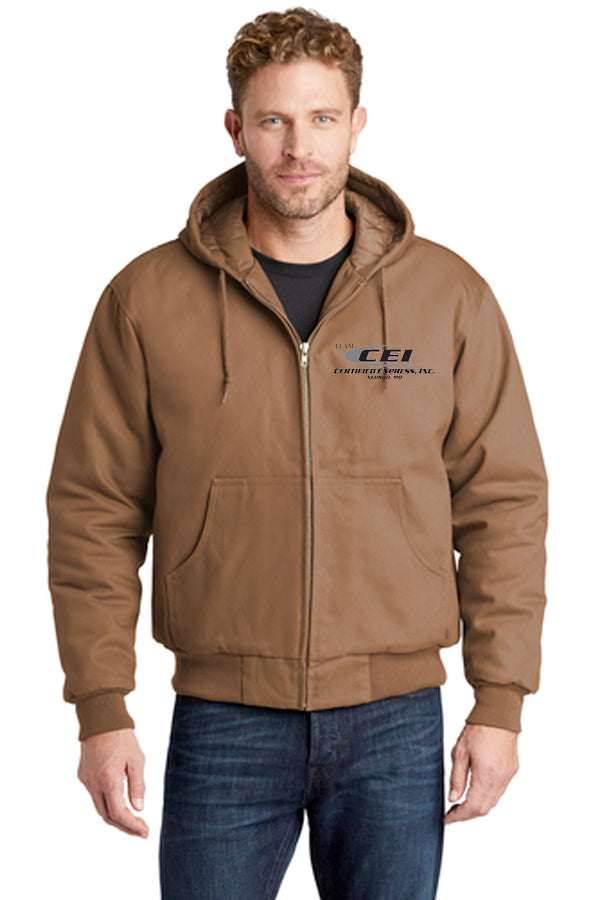 CornerStone® Tall Duck Cloth Hooded Work Jacket