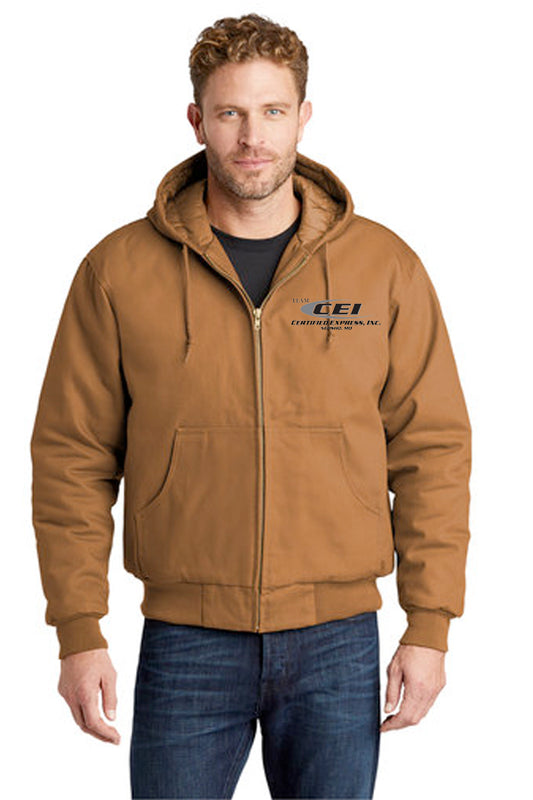 CornerStone® - Duck Cloth Hooded Work Jacket