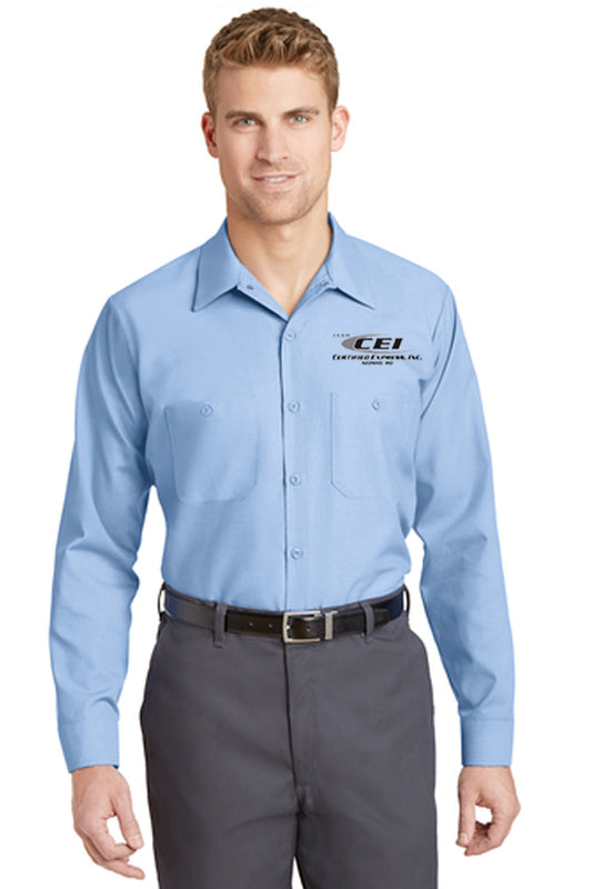 Red Kap® Long Sleeve Industrial Work Shirt