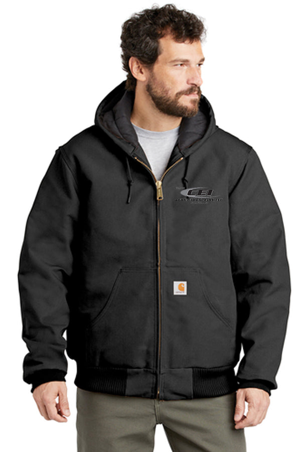 Carhartt ® Tall Quilted-Flannel-Lined Duck Active Jac