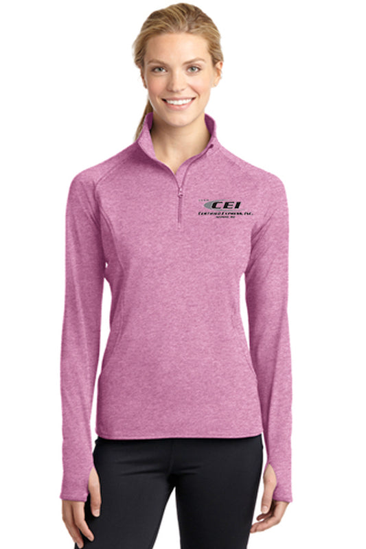 Sport-Tek® Ladies Sport-Wick® Stretch 1/2-Zip Pullover
