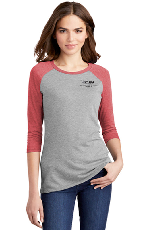 District ® Women’s Perfect Tri ® 3/4-Sleeve Raglan