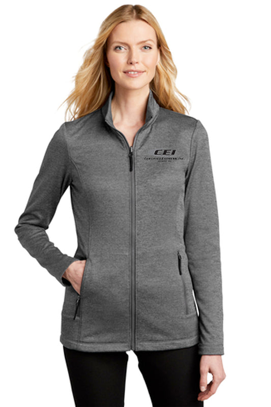 Port Authority® Ladies Collective Striated Fleece Jacket