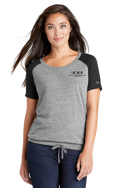 New Era ® Ladies Tri-Blend Performance Cinch Tee