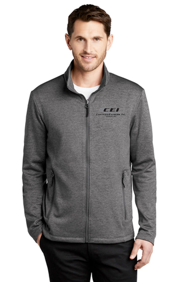 Port Authority® Collective Striated Fleece Jacket