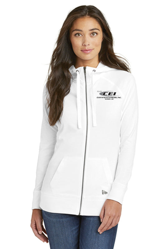 New Era® Ladies Sueded Cotton Blend Full-Zip Hoodie