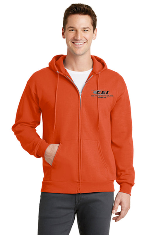 Port & Company® Core Fleece Full-Zip Hooded Sweatshirt